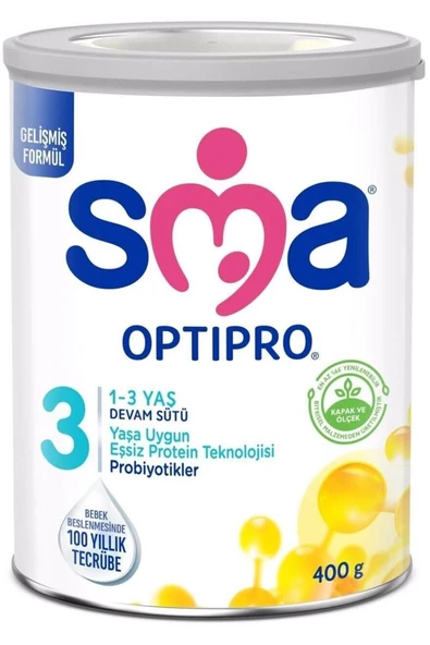Optipro Probiyotik 3 1-3 Yaş Devam Sütü 400 Gr ürün görseli