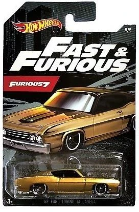 Hot Wheels Fast & furious 7 '69 Ford Torino Talladge GVJ61