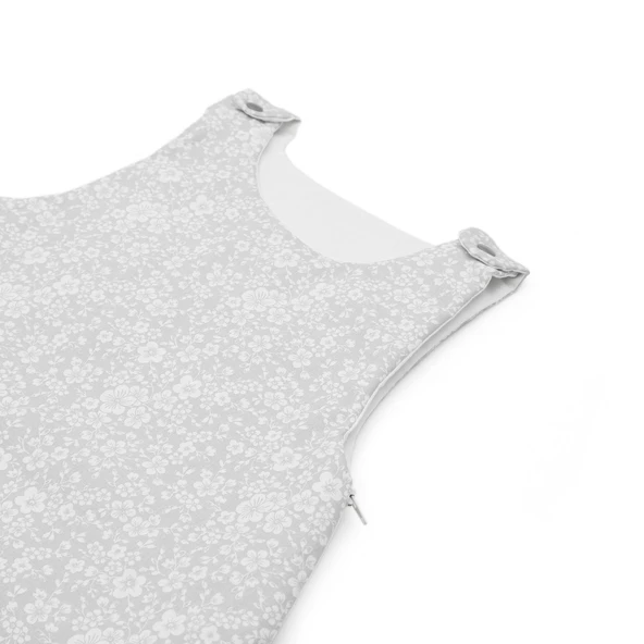 Esma Bebe Uyku Tulumu Minik Çiçekler Gri/0-12 Ay - 3