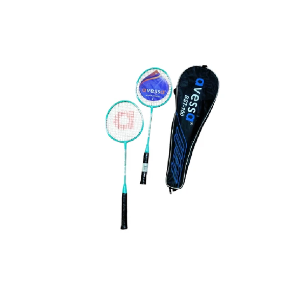 Badminton Raket Set (2 Raket) Avessa BST-100 Turkuaz