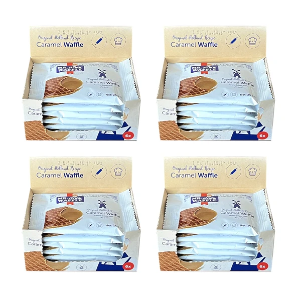 MR.WAFFLE Caramel Waffle 26 gr 6 lı Kutu x 4 Adet - 2