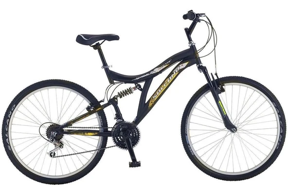 Salcano Hector 26" Jant 21 Vites Çift Amortisörlü Çocuk Dağ Bisikleti Siyah Sarı Beyaz ürün görseli