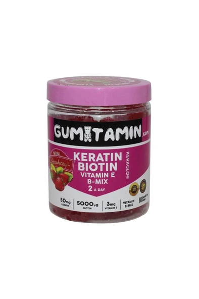 Gumitamin Keratin ve Biotin 60 Gummies - 1