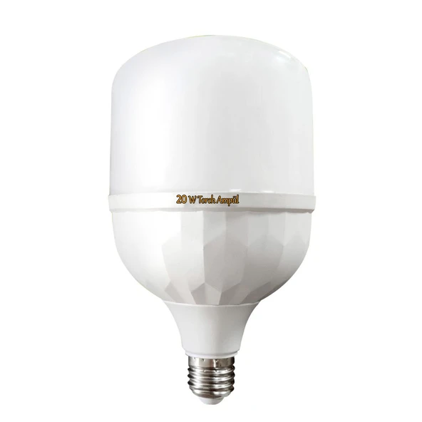 Tasarruflu Torch Ampul 20 W Led Lamba Beyaz E27 Duy 25.000 Saat Uzun Ömürlü 220 Volt Elektrik 1 Adet - 4