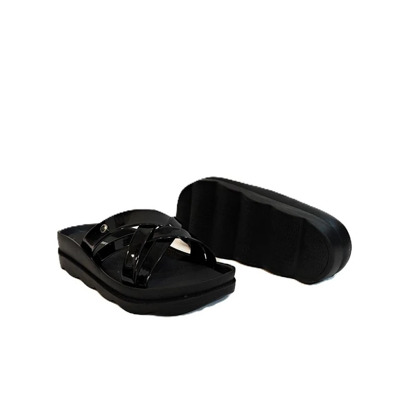 Pierre Cardin 7485 Siyah Rugan Bayan Terlik - 20