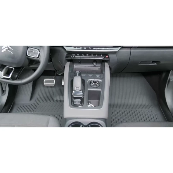 Sahler C5 Aircross 2019+ Uyumlu 4.5D Premium Havuzlu Oto Paspas Ve Liner Marka 3D ÜST Bagaj Havuzu - Resim 4