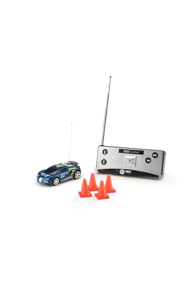 MİNİ Rc Uzaktan Kumandalı Mini Yarış Arabası - Mavi - 4