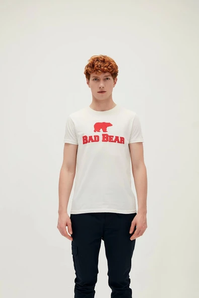 Bear Tee Off- White Men's T-Shirt