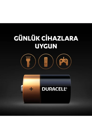 Duracell D Büyük Pil 2'li - 5