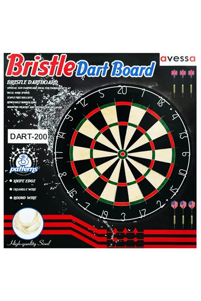 Dart Tahtası Bristle 18" Avessa DART-200 - 2