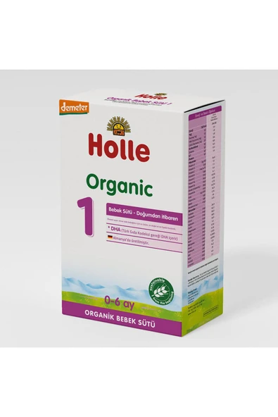 1 Organik Bebek Sütü 400 gr 0-6 Ay NO COLOR 1 - 2