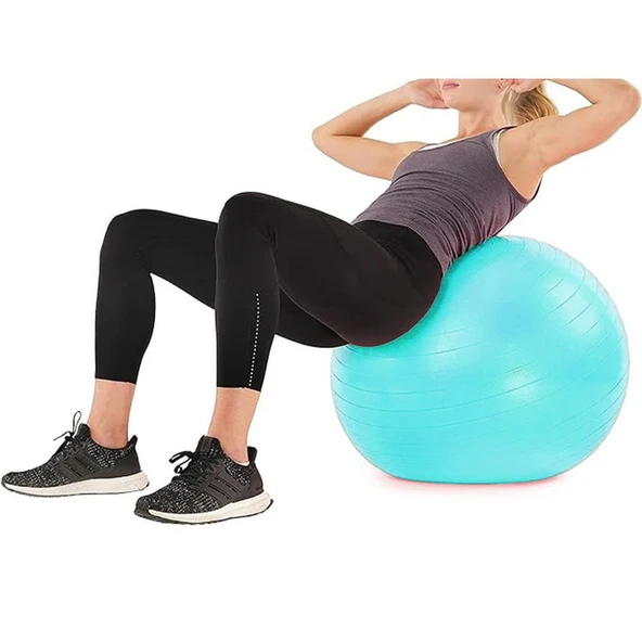 Pilates Topu 65cm Cosfer Turkuaz