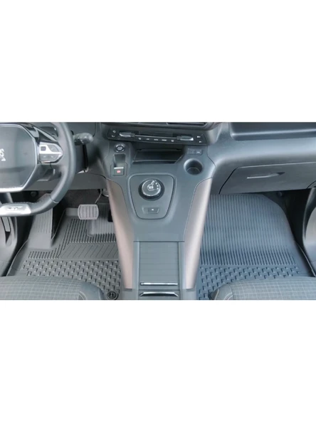 Sahler Peugeot Rifter 2019+ Uyumlu 4.5D Premium Havuzlu Oto Paspas Ve Liner Marka 3D Bagaj Havuzu - 4