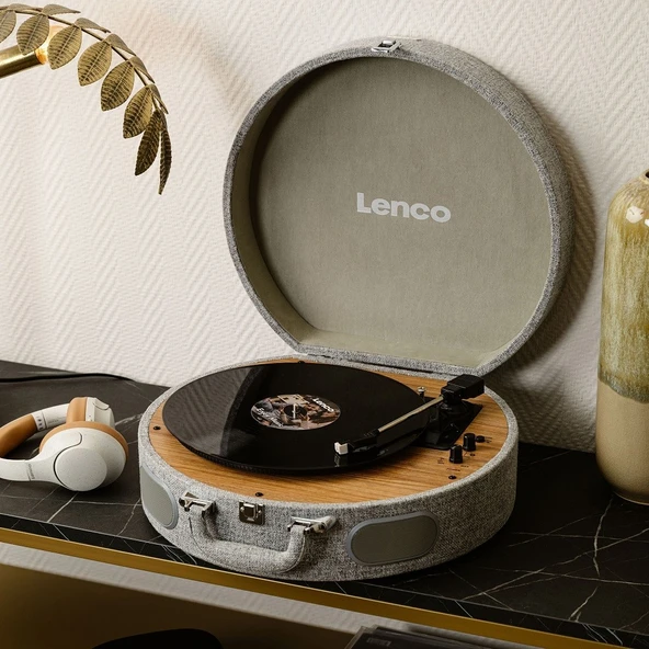 Lenco LS-66-GY Wooden turntable with built-inspeakers and Bluetooth - 2