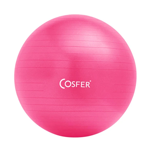 Pilates Topu 65cm Cosfer Pembe