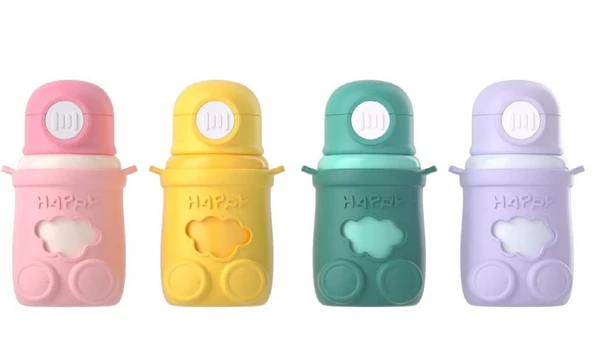 Shotay Happy Everyday Çelik Termos Matara Çocuk 480Ml Pembe - 10