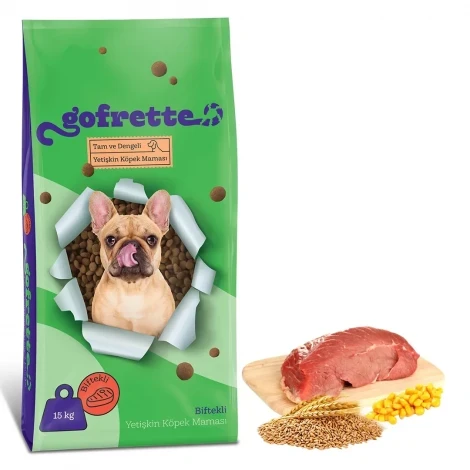 Gofrette Biftekli Yetişkin Köpek Maması 15 Kg - 6