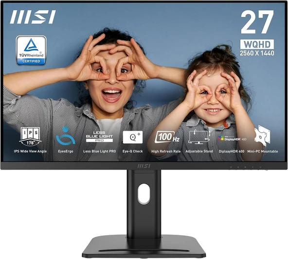 MSI PRO MP273QP E2 27" 1 ms 2K Pivot IPS 100 Hz Monitör