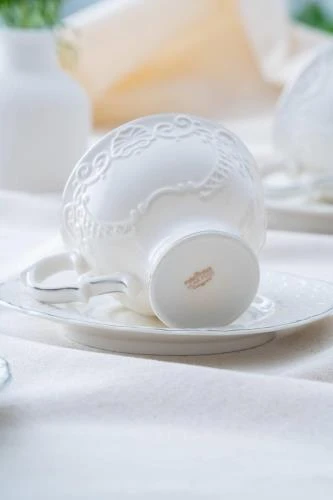 Acar Angela Silver 6 Kişilik Çay-Nescafe Fincanı Takımı SYT-06062 - 2