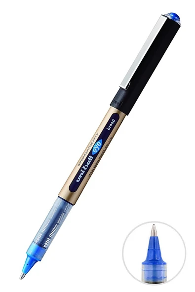 Pilot Kalem 1 Adet Uniball Eye Broad 1.0 mm Roller Pilot Kalem Ub-150-10 Roller Uçlu Likit Mürekkepli Pilot Kalem - 2
