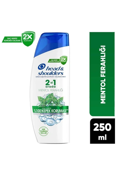 Head&Shoulders Şampuan Mentol Ferahlığı 2in1 250 ml