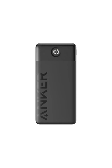 Anker 324 Power Bank - Taşınabilir Hızlı Şarj Cihazı - Usb-c - 12w 2 Çıkışlı Hızlı Powerbank - Siyah
