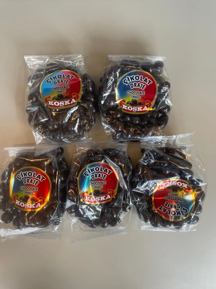KOSKA ÇİKOTA DRAJE 200 GR KOLİ (24 ADET) - 5