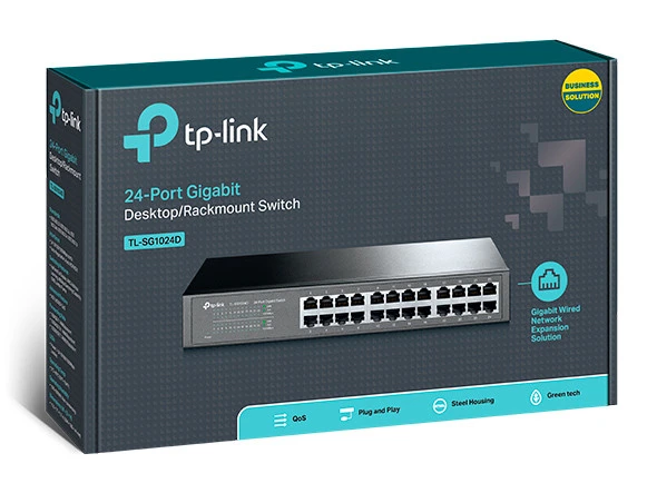 TP-Link TL-SG1024D 24 Port 10/100/1000 Mbps Gigabit Switch - 4