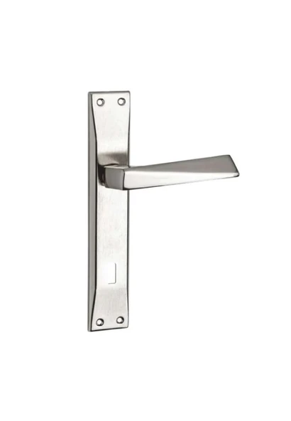 Prizma Aynalı Oda Kapı Kolu Nikel 1 Takım