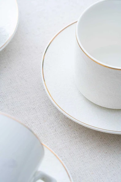 Acar Deborah Gold 6 Kişilik Çay-Nescafe Fincanı Takımı SYT-06066 - 2