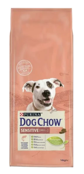 Dog Chow Sensitive Somonlu ve Pirinçli 14 kg Yetişkin Köpek Maması - 1