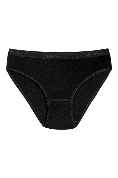 6 Adet Yıldız Bayan Bambu Bikini Külot Siyah 3956 - Resim 3