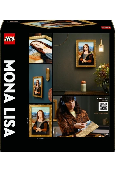 LEGO ® ART Mona Lisa 31213 -  Leonardo da Vinci Tablosu Yapım Seti (1503 Parça) - Resim 2