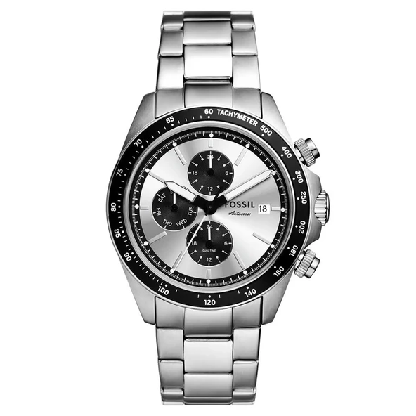Fossil FBQ2873 Quartz Çelik Gri 42 mm Erkek Kol Saati