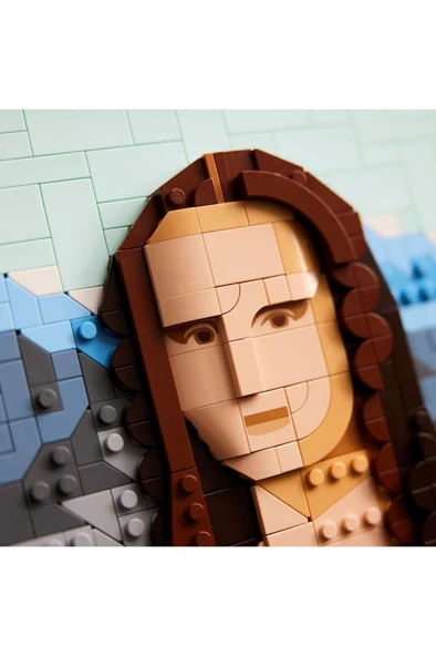 LEGO ® ART Mona Lisa 31213 -  Leonardo da Vinci Tablosu Yapım Seti (1503 Parça) - Resim 6
