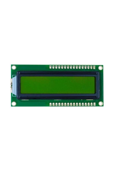 16x2 Arduino Yeşil Aydınlatmalı Lcd Ekran Raspberry Pic 2 X16