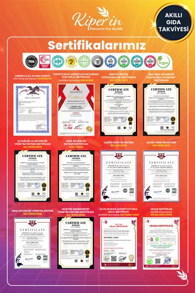 Kiperin Lipozomal Multivitamin 13 Vitamin & 6 Mineral Cilt - Saç - Tırnak & Enerji | Akıllı Gıda Takviyesi - Resim 4