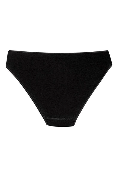 6 Adet Yıldız Bayan Bambu İz Yapmaz Bikini Külot Siyah 3961 - 4