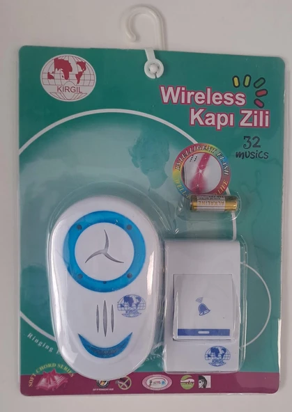 KIRGIL KABLOSUZ KAPI ZİLİ ( 8853 )
