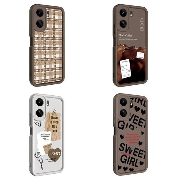 Xiaomi Mi 13T Kılıf Kamera Korumalı Baskılı Arka Yüzey Klas Kapak - Resim 9