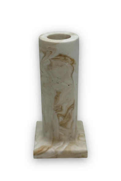 6 Parça Beton Banyo Seti Katı Sıvı Sabunluk Diş Fırçalık Havluluk Tütsülük Sunum Tepsisi - Resim 3