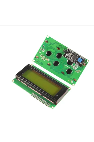 4X20 Lcd Ekran I2C Modüllü YEŞİL