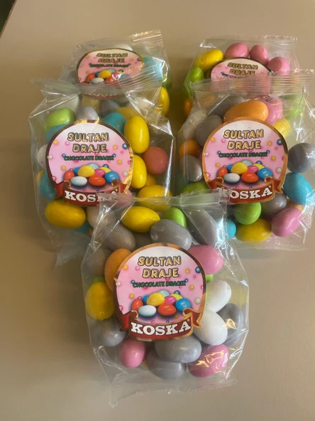 KOSKA TORBA RENKLİ SULTAN DRAJE 200 GR KOLİ (24 ADET) - 3