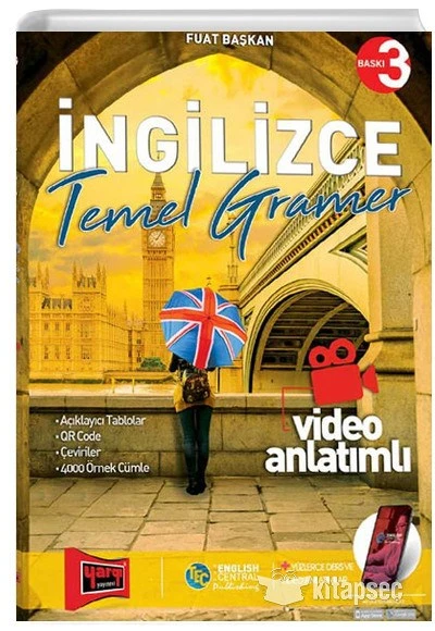 İngilizce Temel Gramer Video Anlatımlı Yargı Yayınları