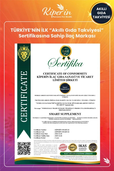 Kiperin Lipozomal Multivitamin 13 Vitamin & 6 Mineral Cilt - Saç - Tırnak & Enerji | Akıllı Gıda Takviyesi - Resim 7