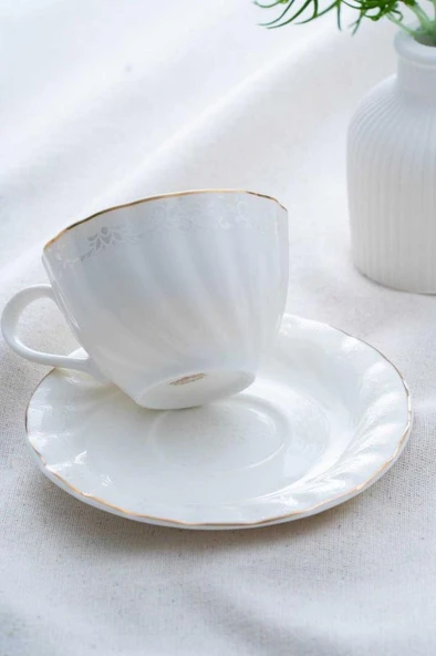 Acar Velvet Gold 6 Kişilik Çay-Nescafe Fincanı Takımı SYT-06067