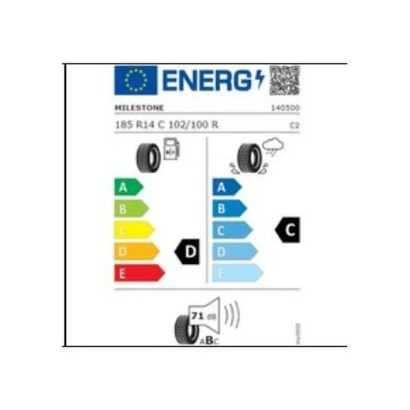 Milestone VanMile 185/R14C 102/100R Yaz Lastiği - 2025 - 2