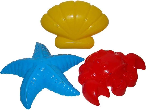 Polesie Kalıplar - Yengeç + Deniz Yıldızı + Deniz Kabuğu 937 36544 - Resim 2