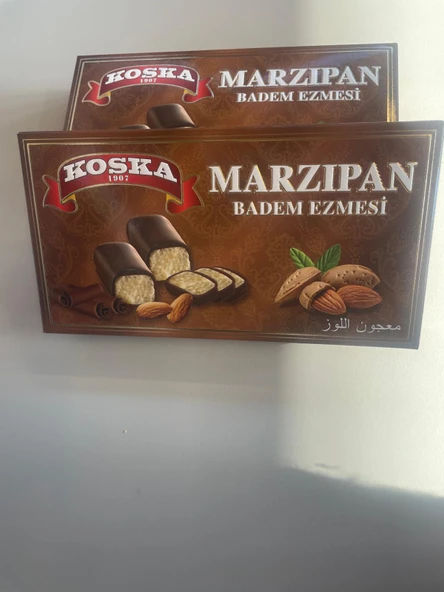 KOSKA MARZIPAN ÇİKOTA KAPLI BADEM EZMESİ 120 GR KOLİ (12 ADET) ürün görseli