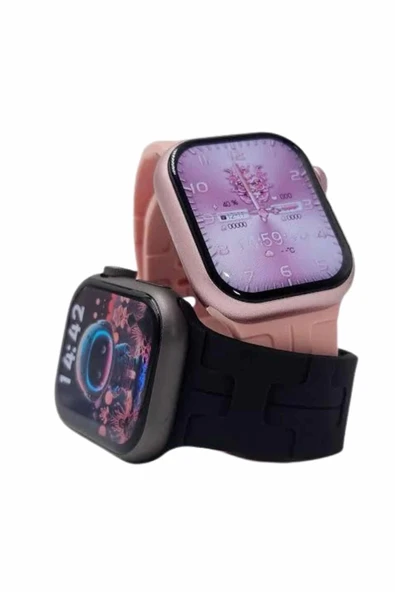 Akıllı Saat Android ve İOS Uyumlu Plastik Kordon Yeni Nesil - Resim 9